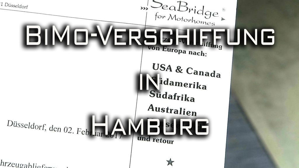 Wohmobil-Verschiffung