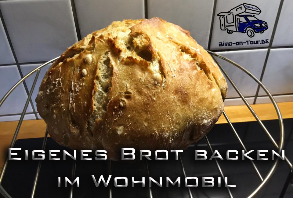 no knead bread Brot backen im Wohnmobil