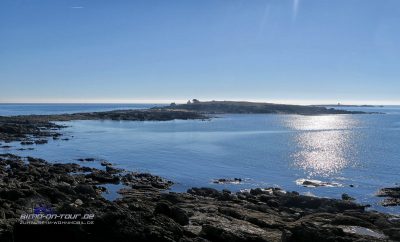 Eiland an der Küste