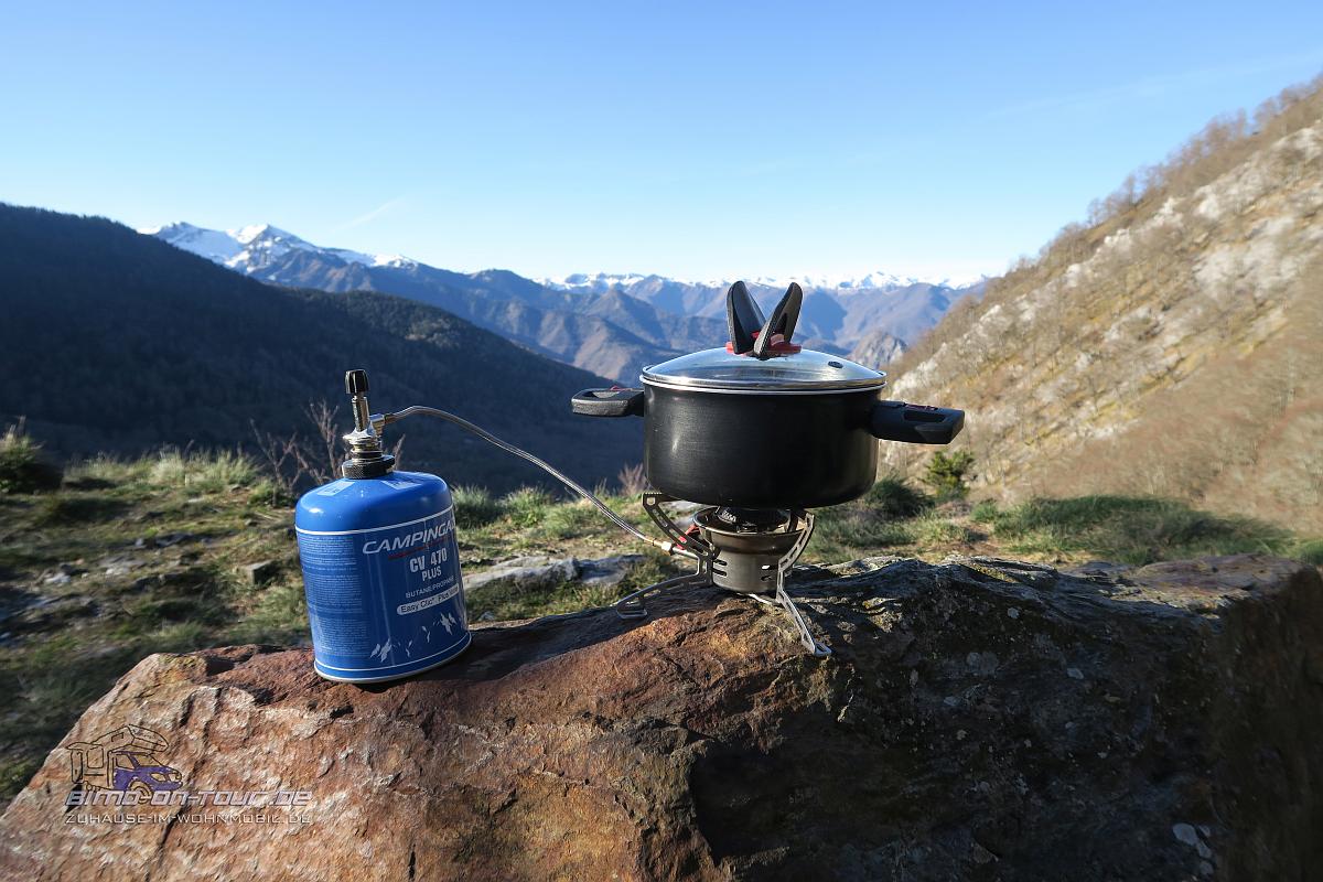 Col de Mente - Frühstück