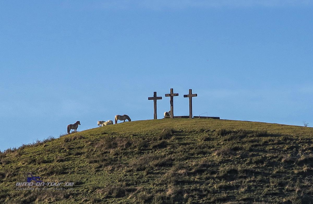 Pferde und Kreuze